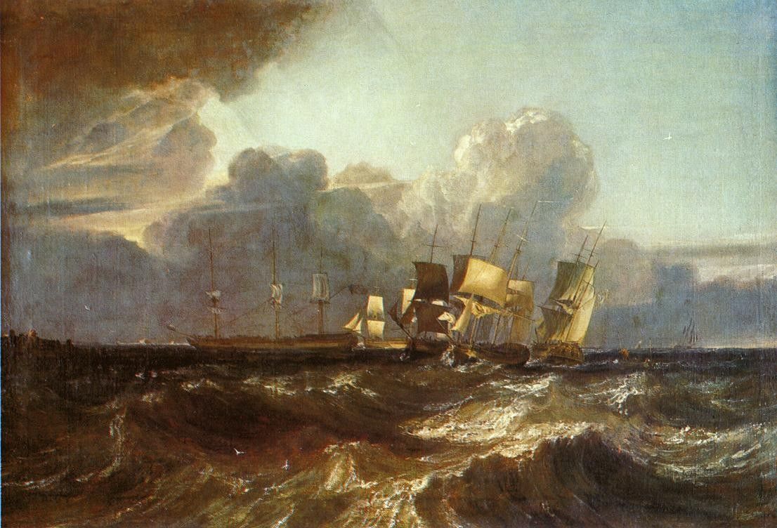 Joseph Mallord William Turner Ships Bearing Up for Anchorage